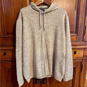 Even Tide - Men’s Tan Hooded Sweater - Very Nice Quality